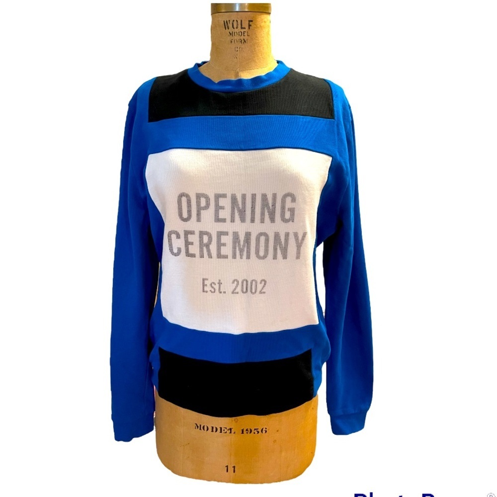 Opening Ceremony | Colour Block Crew Neck Sweatshirt